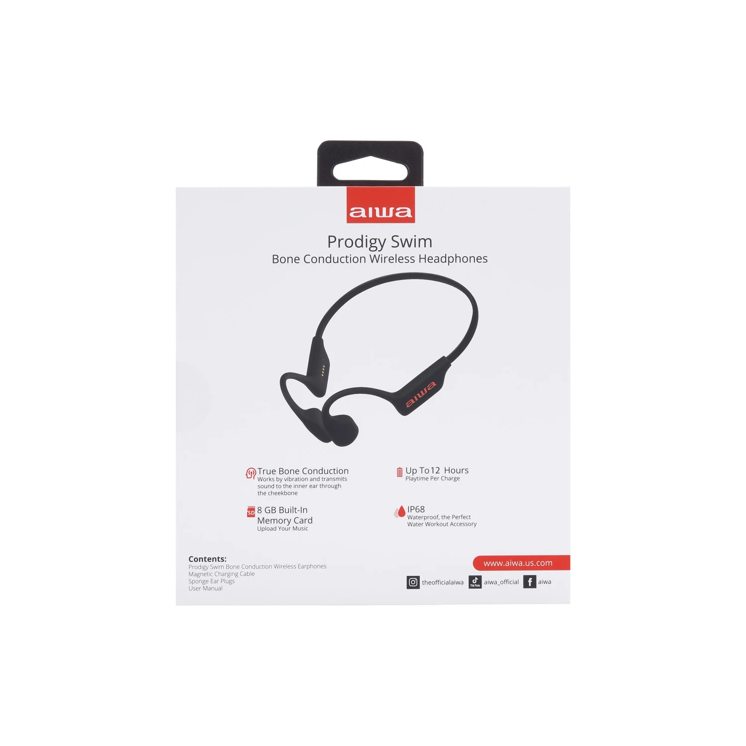 Aiwa Prodigy Bone Conduction Swim Headphones - Image 7