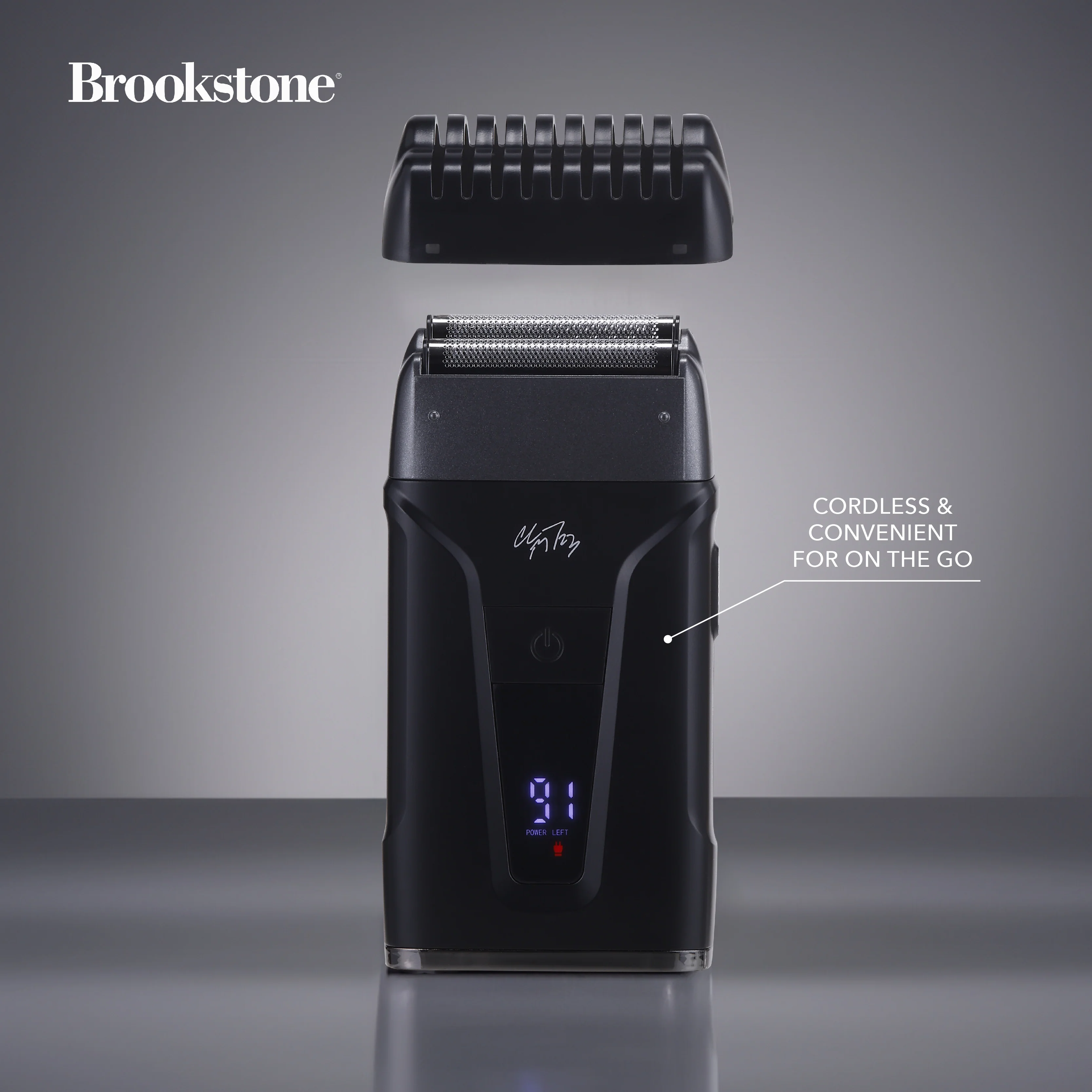 Brookstone Christian McCaffrey Special Edition Electric Foil Shaver - Image 11