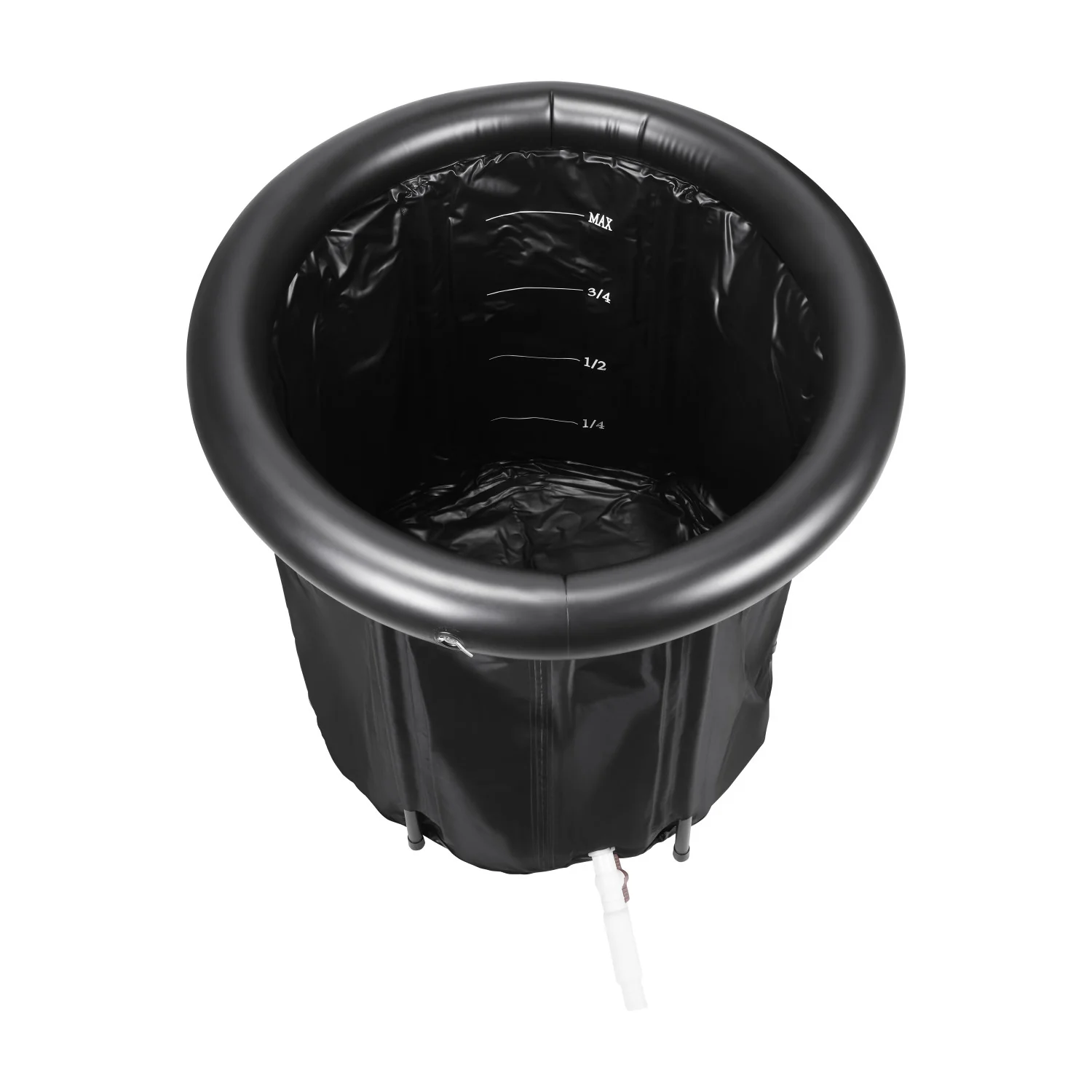Brookstone Portable Ice Bath Cold Plunge Therapy Tub with Cover - Image 4