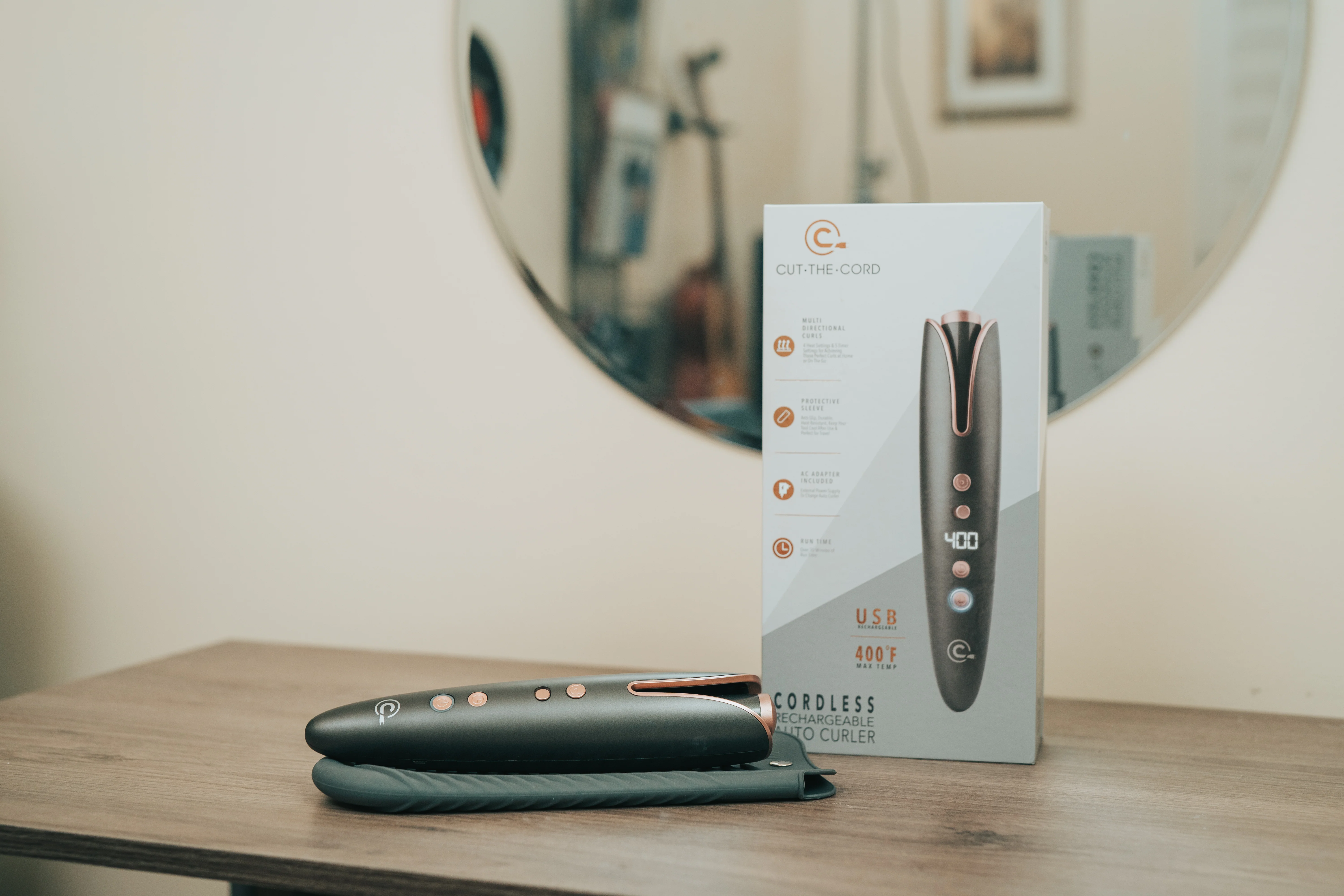 CORDLESS RECHARGEABLE AUTO CURLER - Image 2