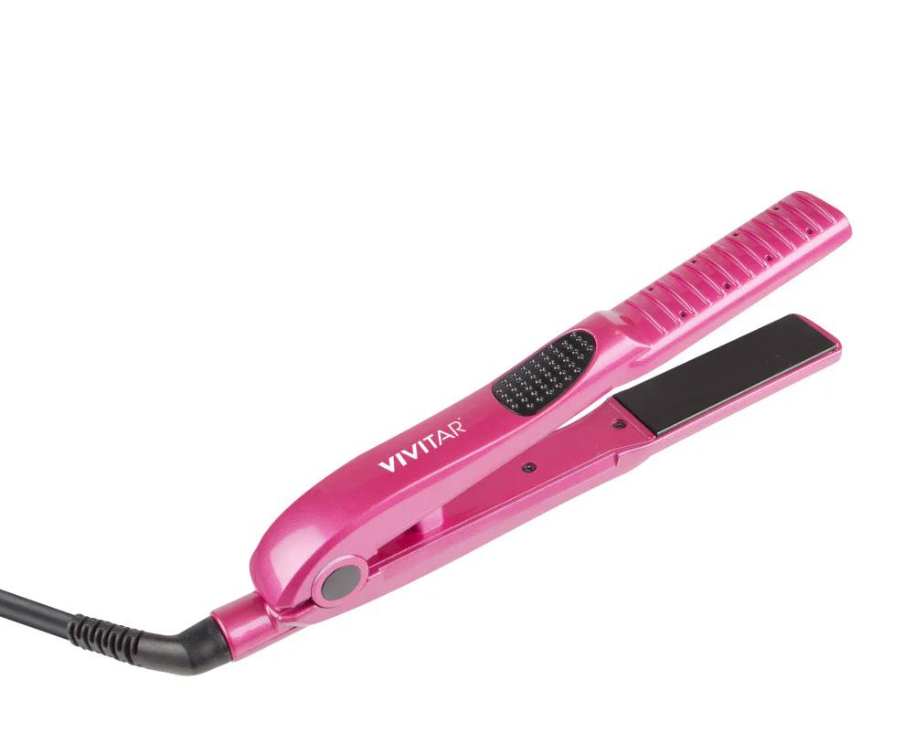 Flat Iron & Heated Hair Brush Combo Kit - Image 5