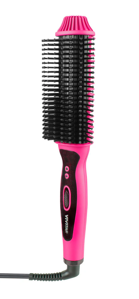 Flat Iron & Heated Hair Brush Combo Kit - Image 7