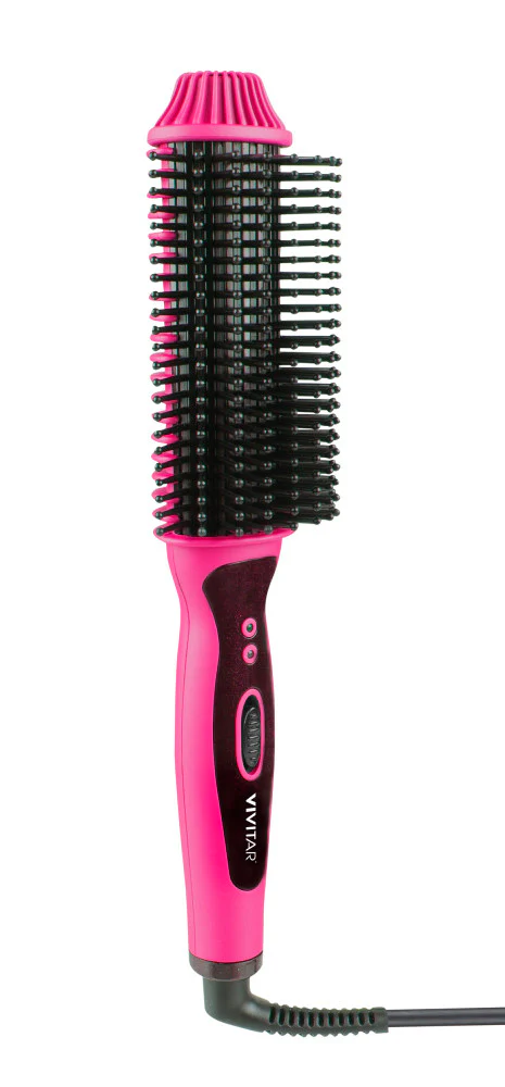 Flat Iron & Heated Hair Brush Combo Kit - Image 8