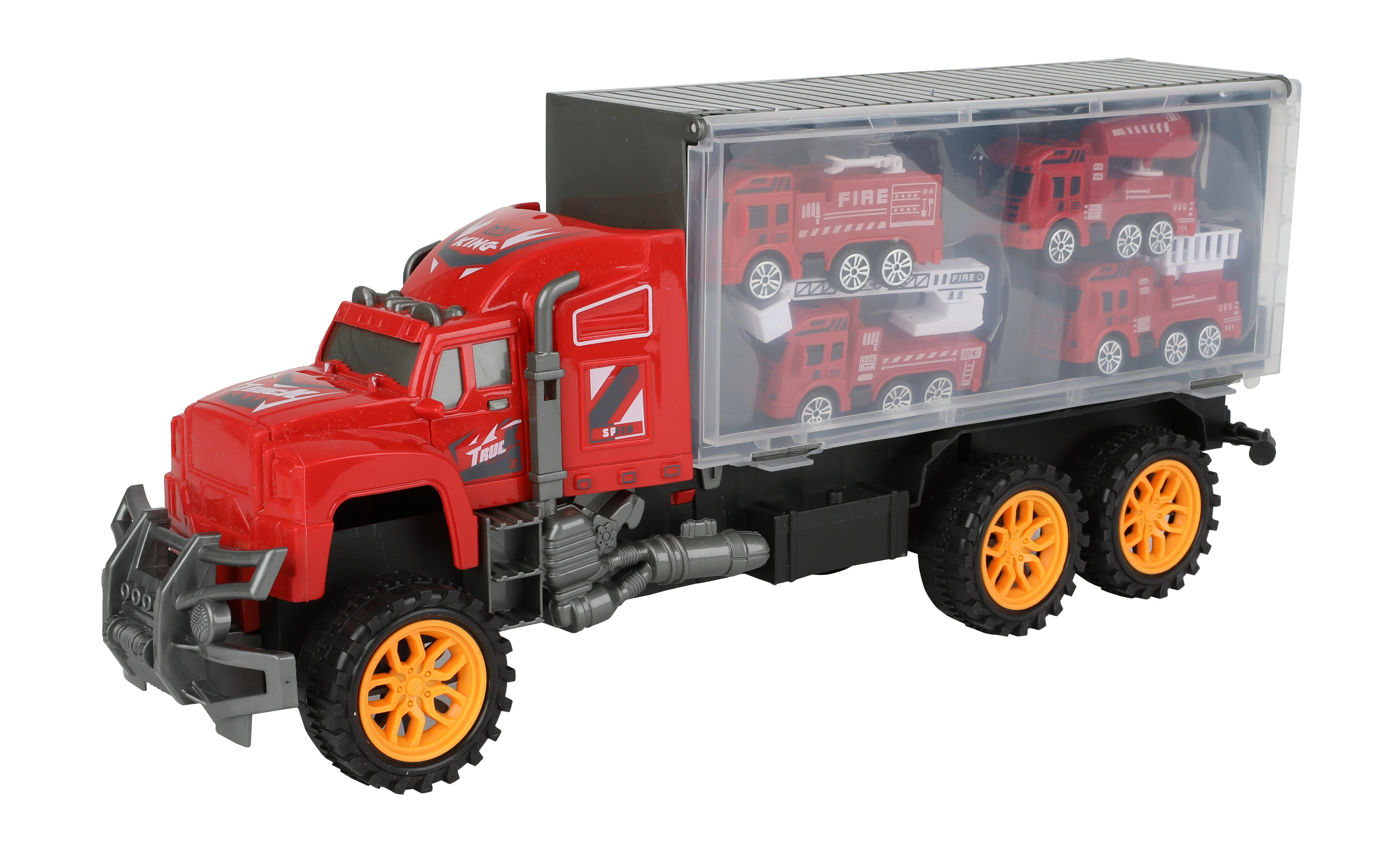 F/P TRUCK+4PCS CONSTRUCTION CAR+5PCS ACCESSORIES