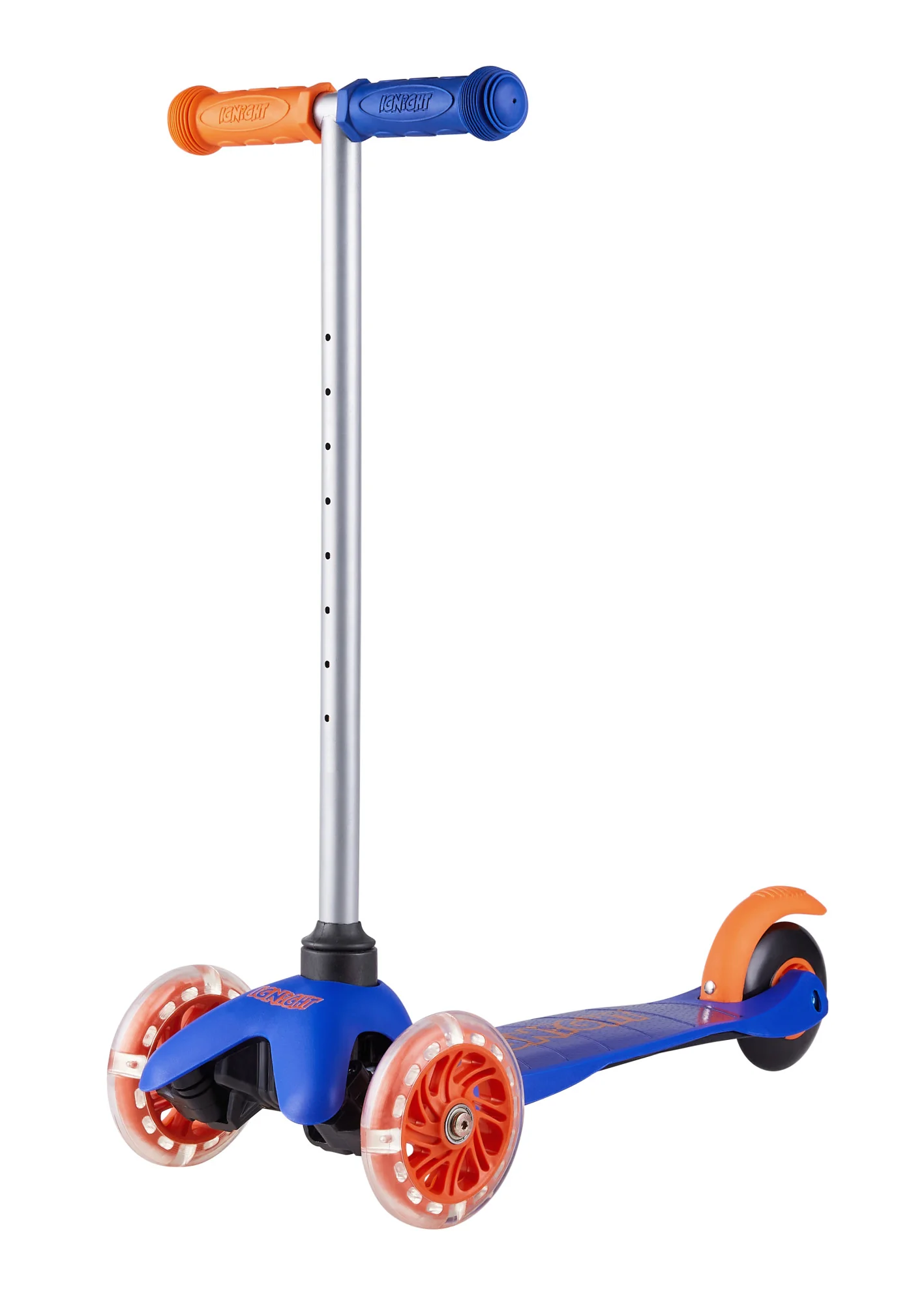 Ignight 3 Wheel Scooter Blue and Orange - Image 3