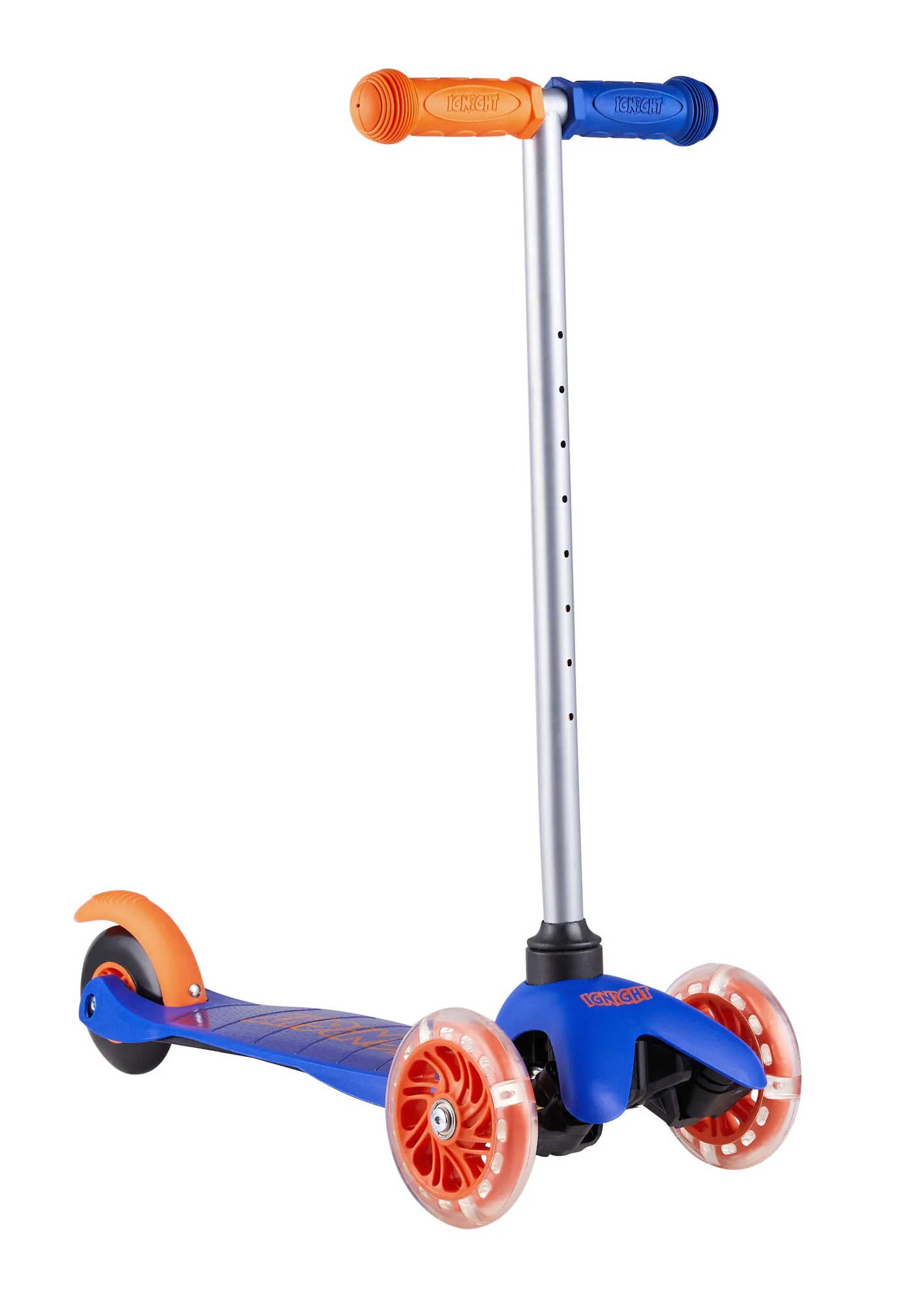 Ignight 3 Wheel Scooter Blue and Orange - Image 5
