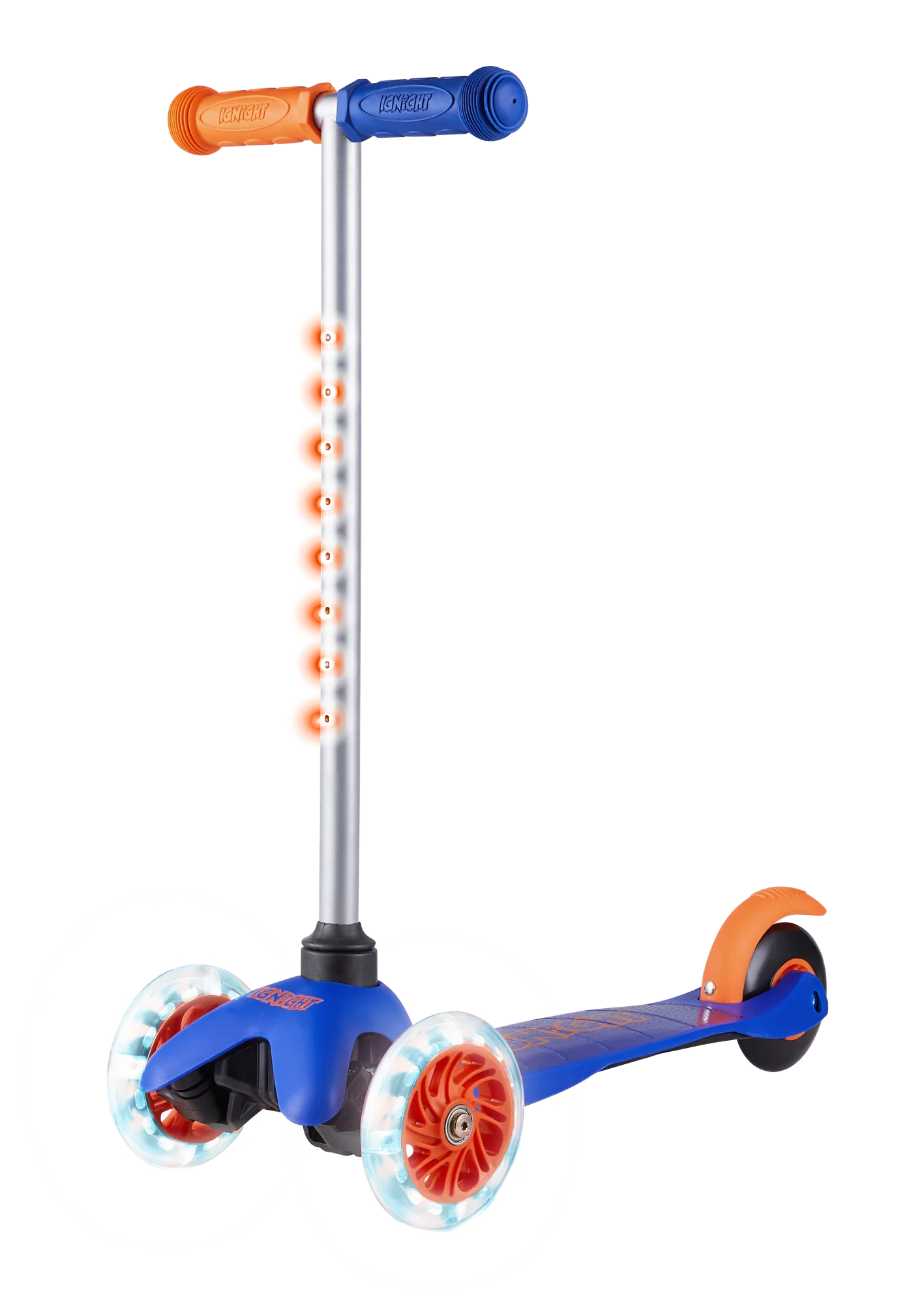 Ignight 3 Wheel Scooter Blue and Orange - Image 8