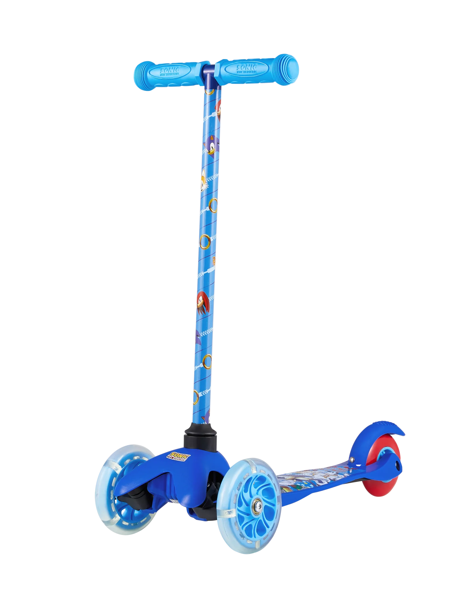 Licensed Tilt/Turn Scooter Light Up Wheels - Sonic// Pattern - Image 4