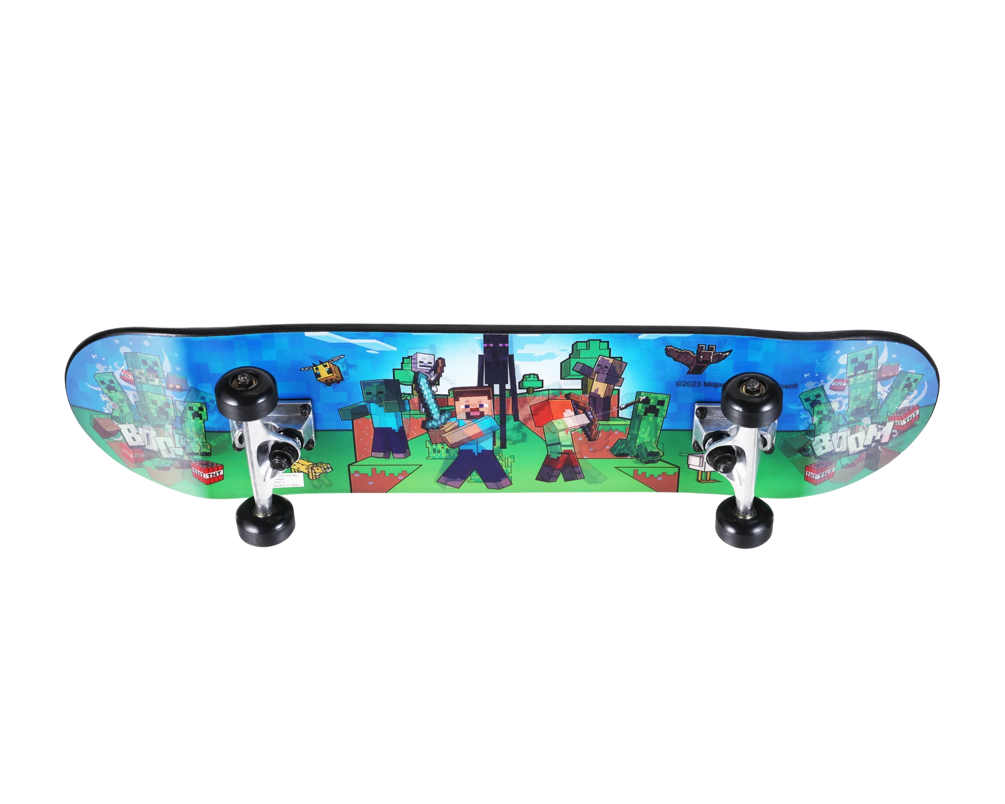 MINECRAFT Lenticular 31" Skateboard - Battle Scene - Image 5