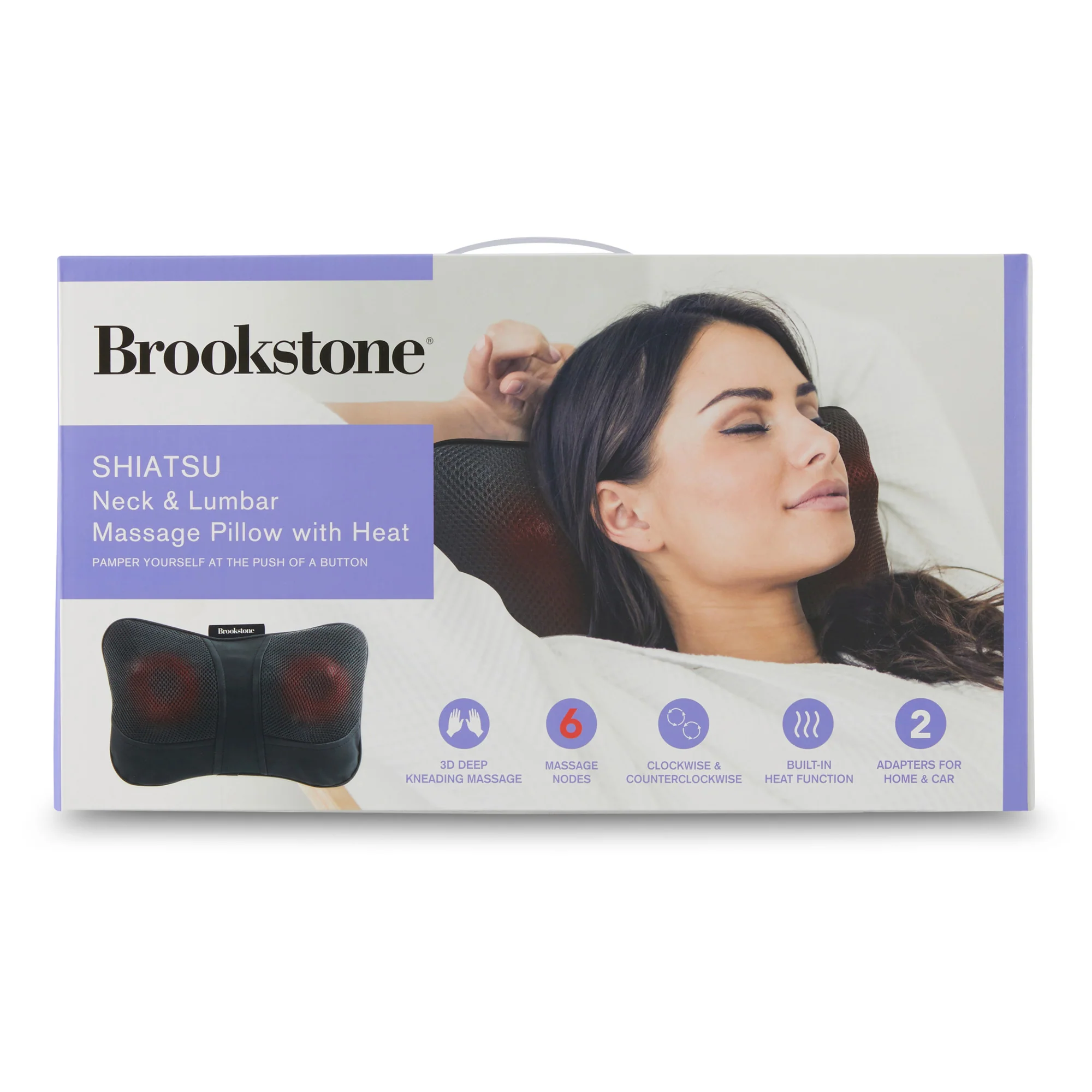 Shiatsu Neck and Lumbar Massage Pillow - Image 3