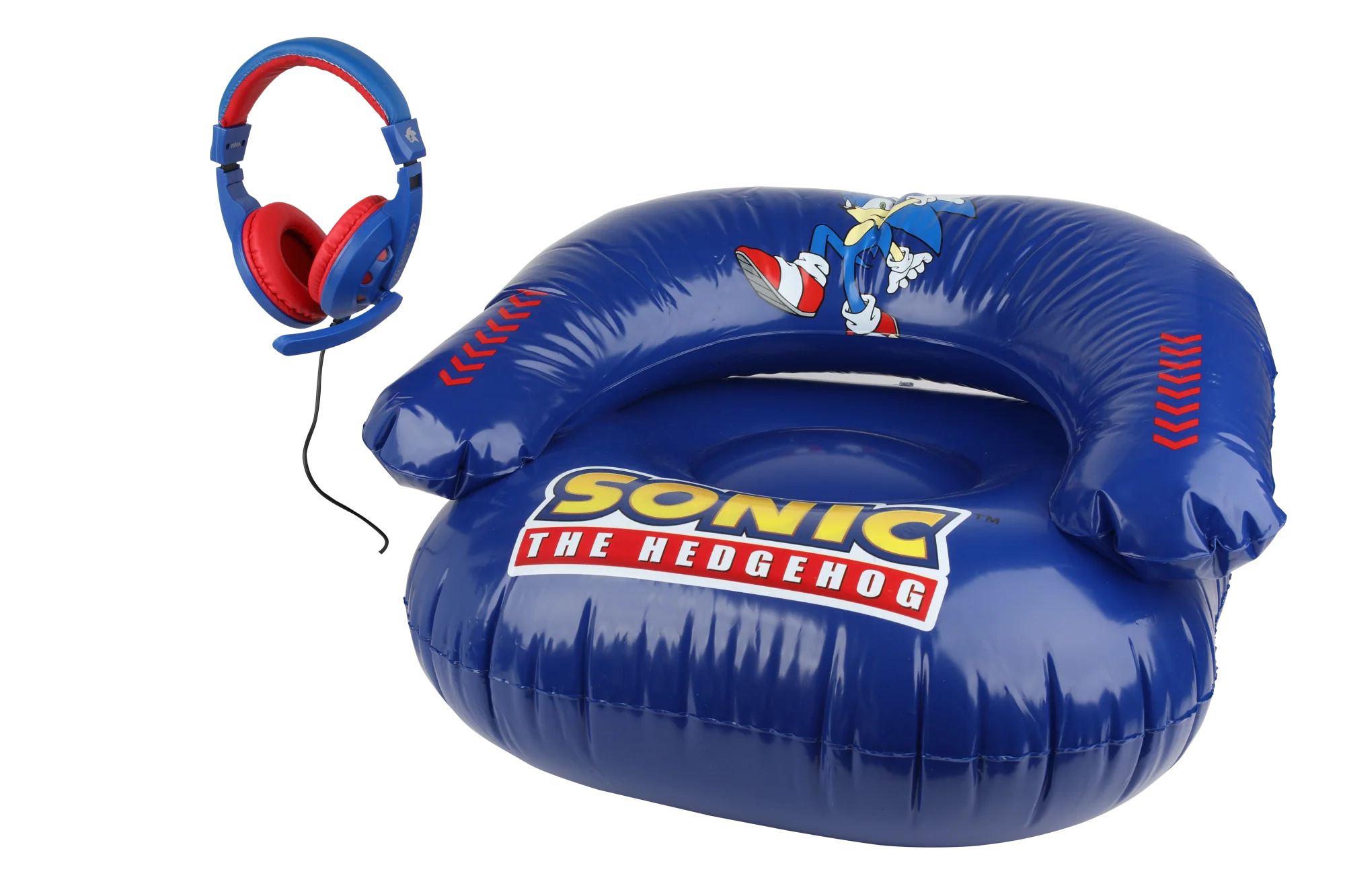 Sonic Blow Up Chair & Headset - Image 2