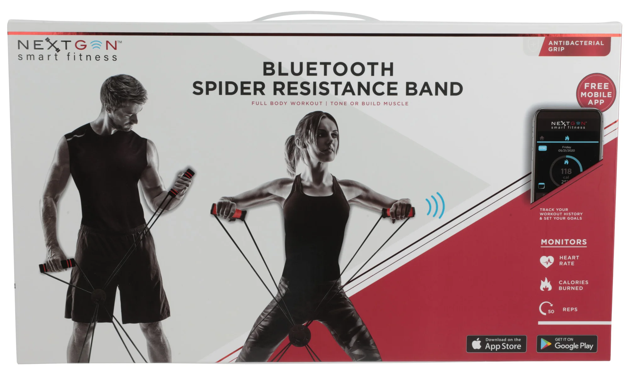 NextGen Bluetooth Spider Resistance Band with Handles - Image 4