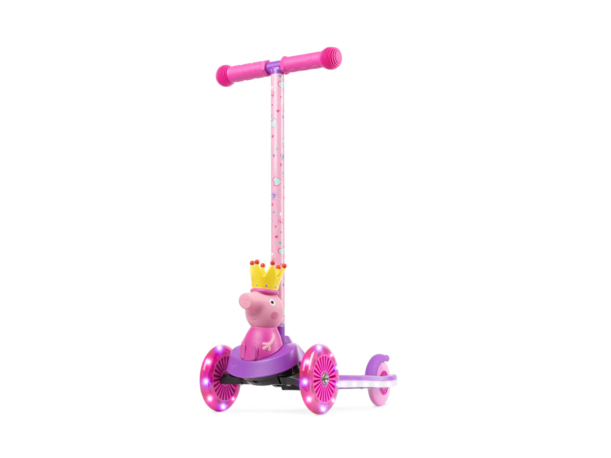 Peppa Pig 3D Scooter  with Light Up Deck and Wheels
