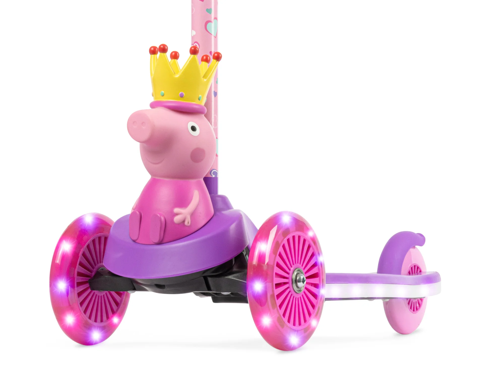 Peppa Pig 3D Scooter  with Light Up Deck and Wheels - Image 4