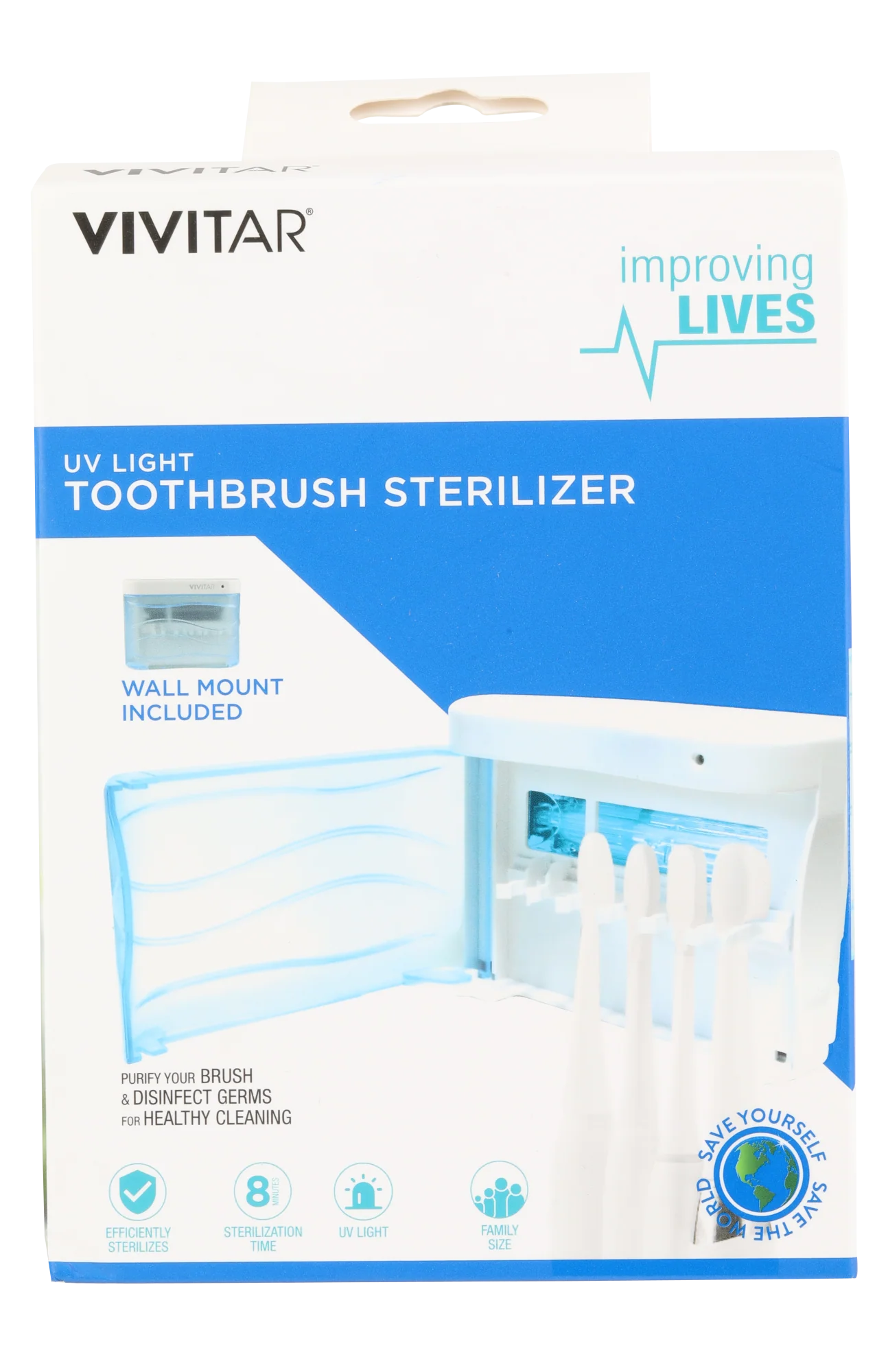 TOOTHBRUSH STERILIZER HOLDER WALL MOUNT - Image 3
