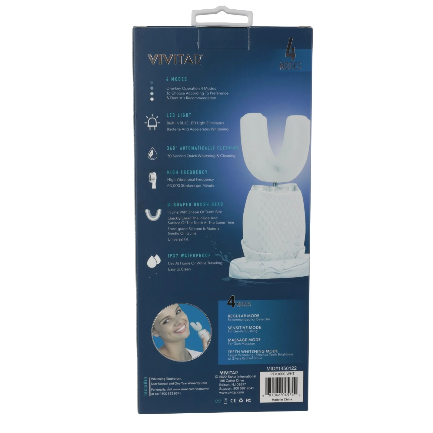 Vivitar 360 Degree Ultrasonic Whitening Toothbrush - Image 4