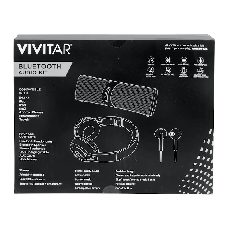 Bluetooth 3 in 1 Metallic Audio Kit - Image 15