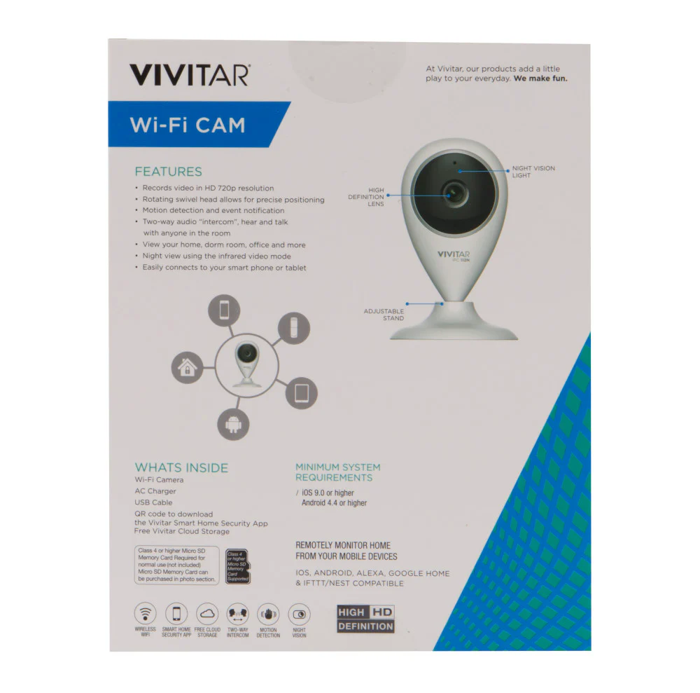 Vivitar Wide Angle View Security Wi-Fi Cam - Image 8