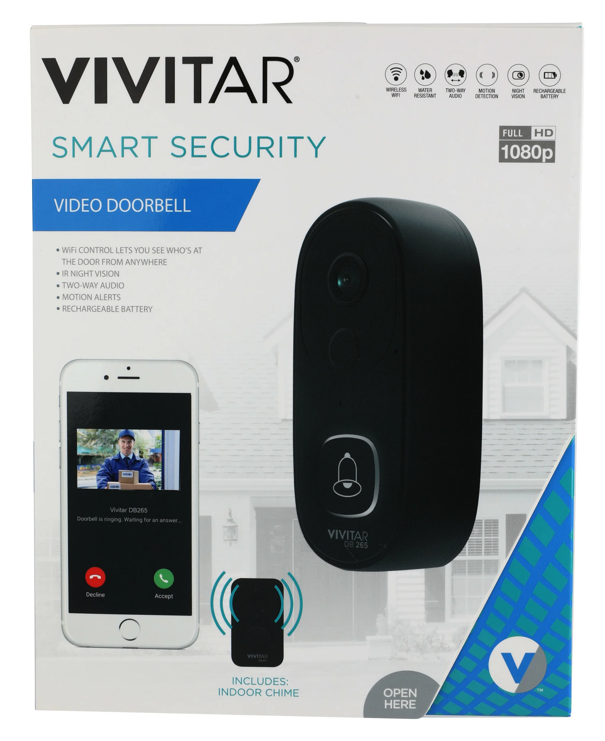 Vivitar Wireless Video Doorbell - Image 5
